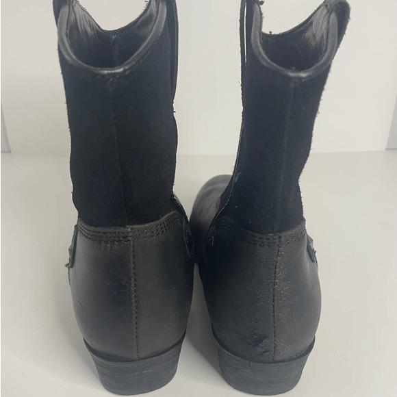 Sterling River Women's Western Cowgirl Black Ankle Boots Size 7.5 - Picture 6 of 12